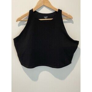 OLD NAVY Black Women’s Sleeveless Round Neck Tank Top Stretch Activewear Size 3X